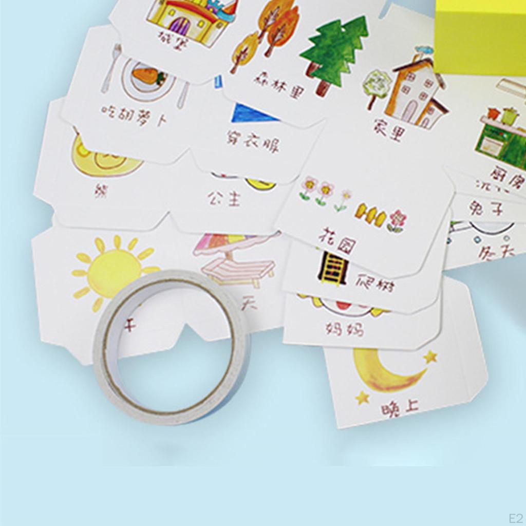 Foam Language Games Learning Toy Multicolor Sided Blank for Classroom Teaching Aids