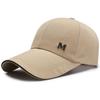 M Standard Iron Baseball Cap With Duckbill Brim  Sunshade Sunscreen Hat Casual