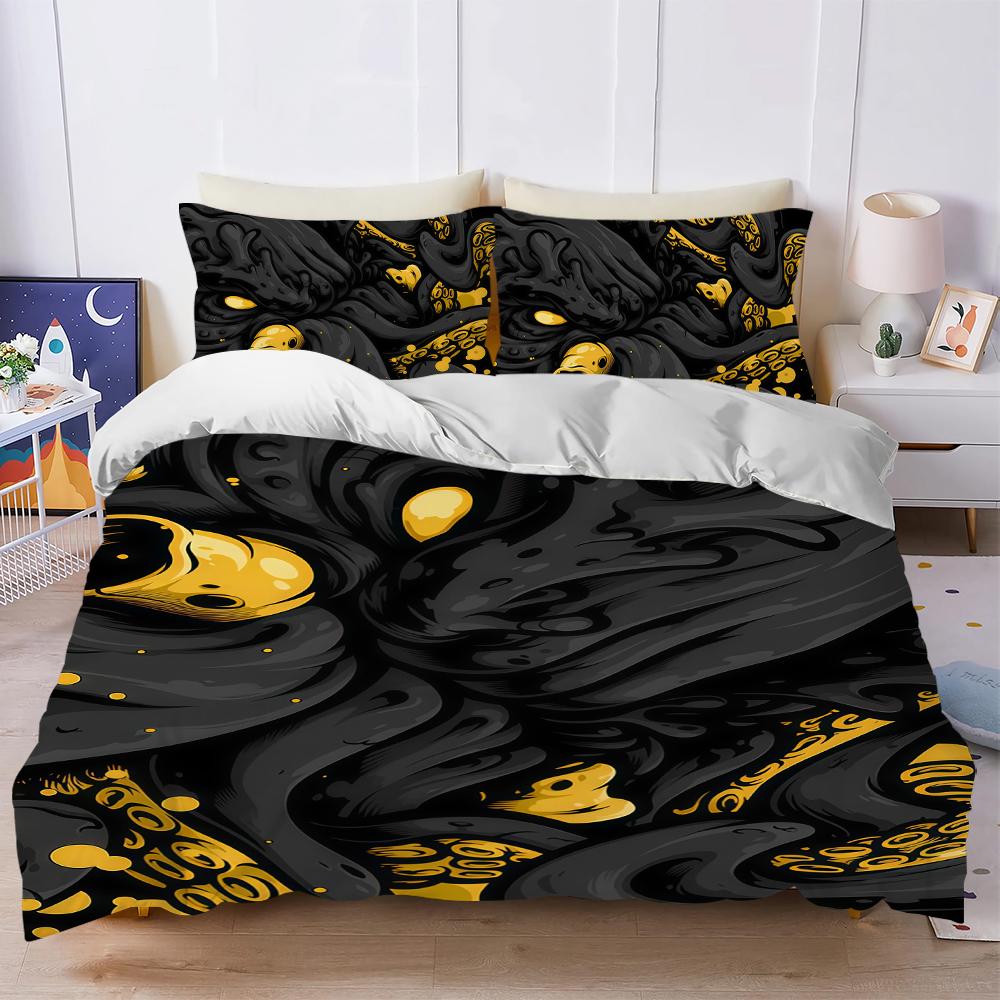 KRAKEN IMPERIUM Monster Duvet Cover Set Soft Wash Bed 3 Piece Summer Comfortable Student Dormitory Home Baby Bedding Best Seller