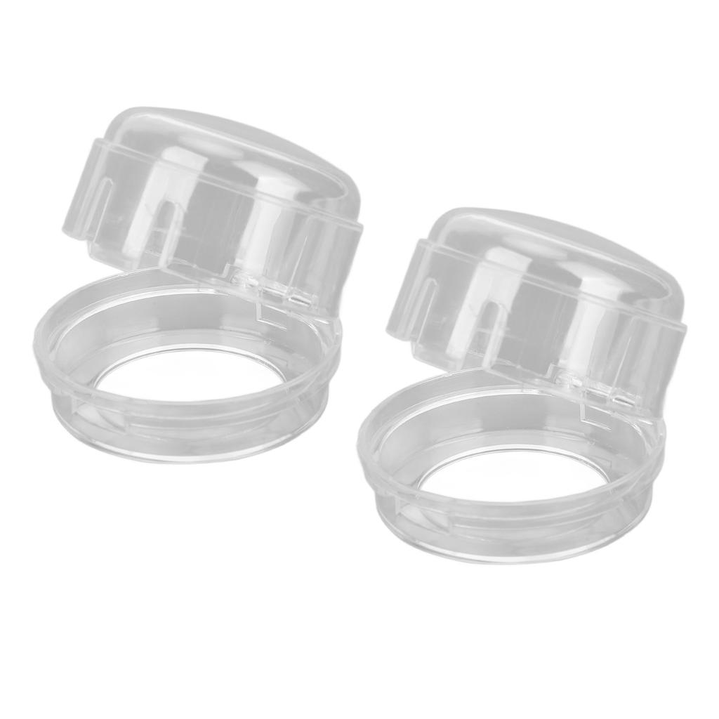 2 Stück Gasherd-Knopfabdeckungen Kindersichere Gasherd-Knopfabdeckungen Schutz für Zuhause Küche Transparent