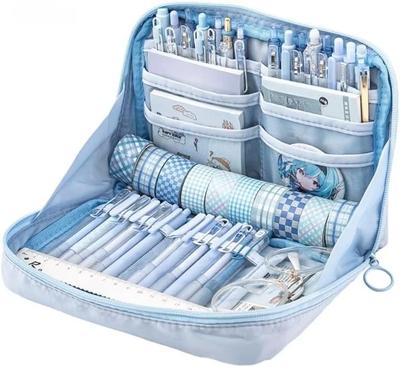 Kawaii Cute Pencil Case - Large Capacity Canvas Pencil Case