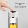 320ml Magnetic Double Wall Glass Tea Infuser Bottle