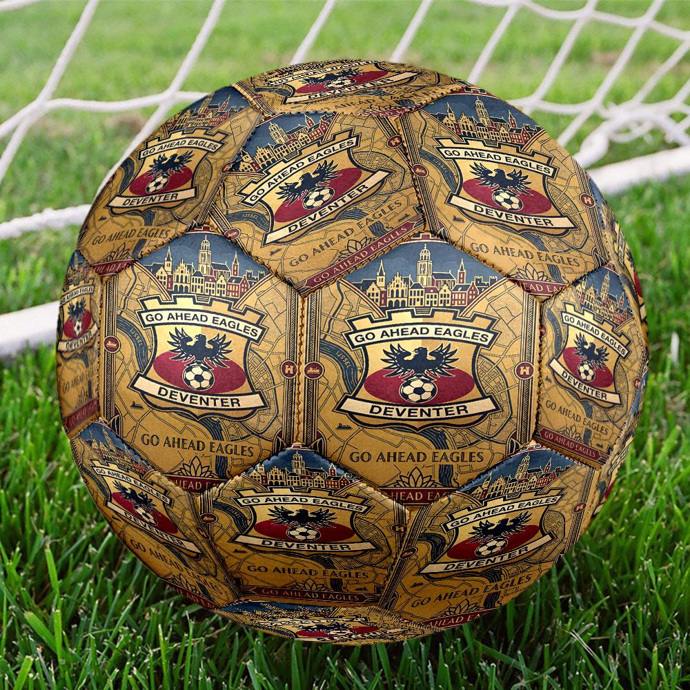 Go Ahead Eagles Print Maat 5 Voetbal, Standaard Wedstrijdvoetbal voor Sportwedstrijd en Teamtraining, Ideaal Cadeau voor Voetbalfans