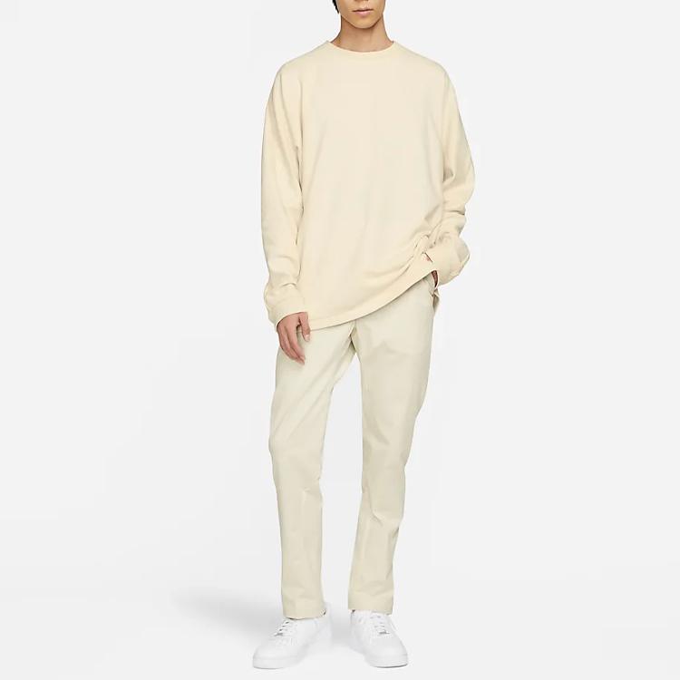 Nike ESC Series Knit Crew Neck Pullover Sweatshirt Men Tops Wheat DH2707-790