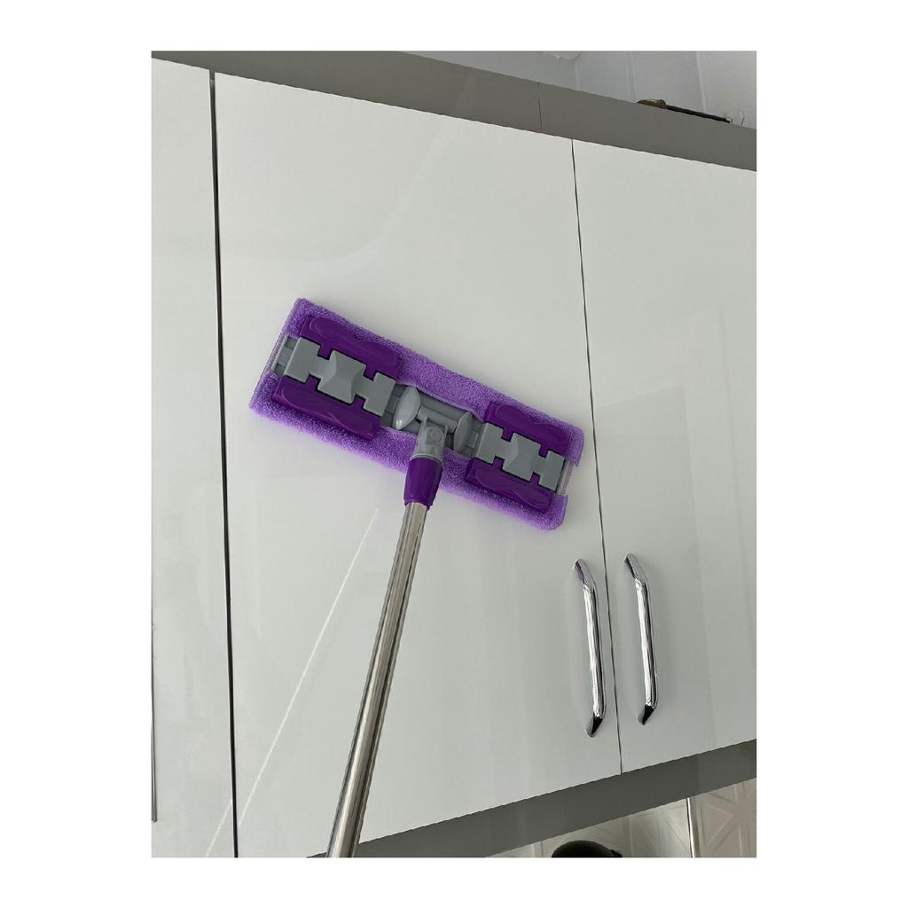 (su 1 atsargine šluoste kaip dovana) Grindų šluota Plytelių Sienų Paviršiaus Valymas Mikropluošto Šluota Su Fiksatoriumi