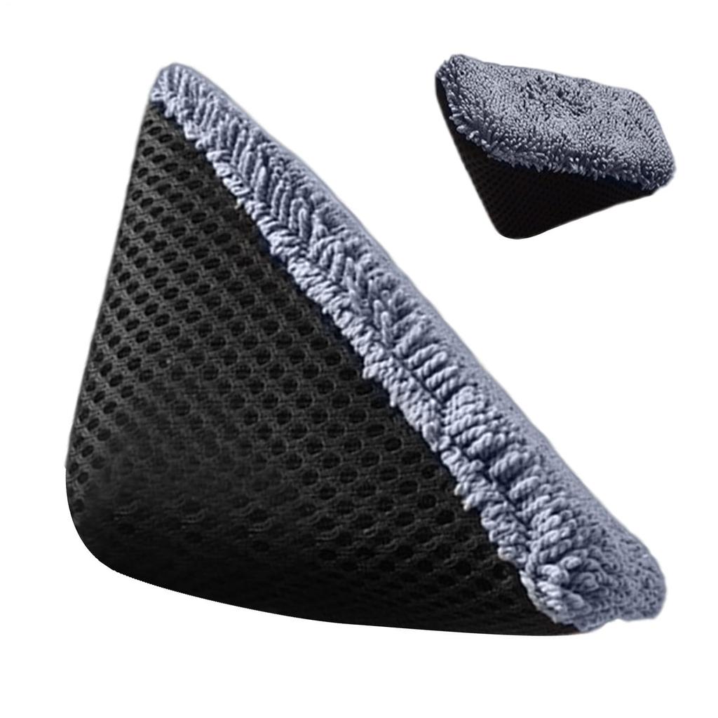 Polish Applicator Pad, Car Applicator Pad - Triangular Car Wash, Microfiber Triangular Carving