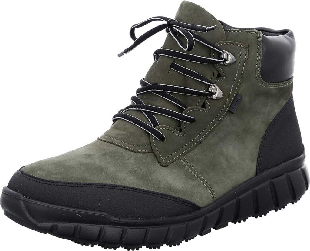 Ganter Nubuck Boots Green Olive Black