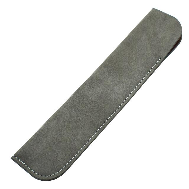 Soft Pencil Case Holder For One Pen PU Leather Pencilcase Writing Materials Stationery Storage Bag Office School Supplies Gift