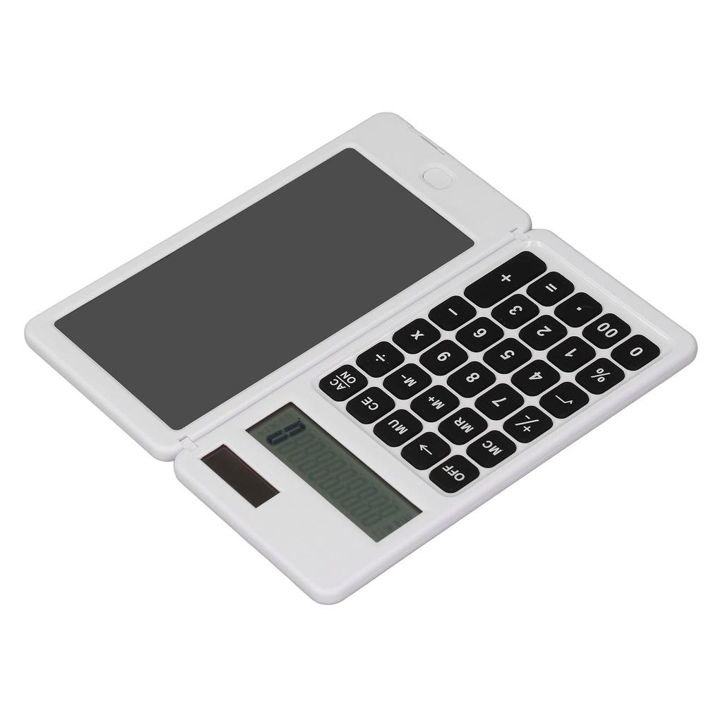 Desk Calcultor Solar Powered Multifunctional Desktop Calculator with Writing Tablet