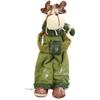 Standing Reindeer, Green, 28 Cm