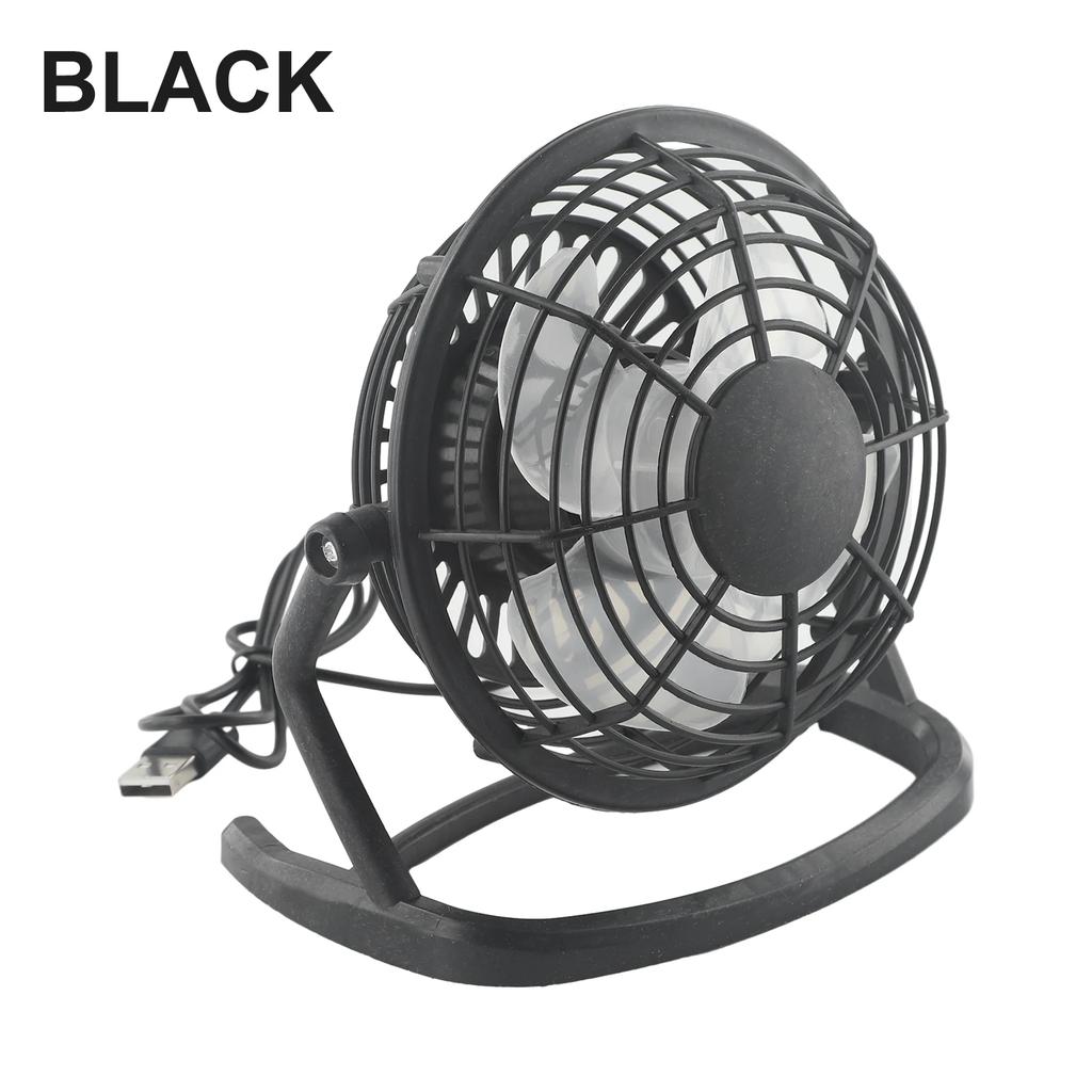 Portable Fans USB Fan 15*9*14.5cm ABS+Electronic Components Office Student Dormitory Blue/Black Home UseUltra Quiet