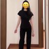 Black T-shirt Women's Front Shoulders and Waist Slim Short Sleeves Bottoming Hot Girl Design New Summer Slim Fit Inner Wear