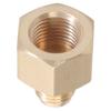 1/4 SAE Male Conditioner Adapter Brass Conversion Head Nitrogen Regulator Adapter Fittings Car Conditioner Adapter