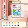 12/24/36/48/60 Colors Marker Hard/Soft Tip Opaque Color Layering Color Pen Art Supplies for Korean Stationery School Supplies