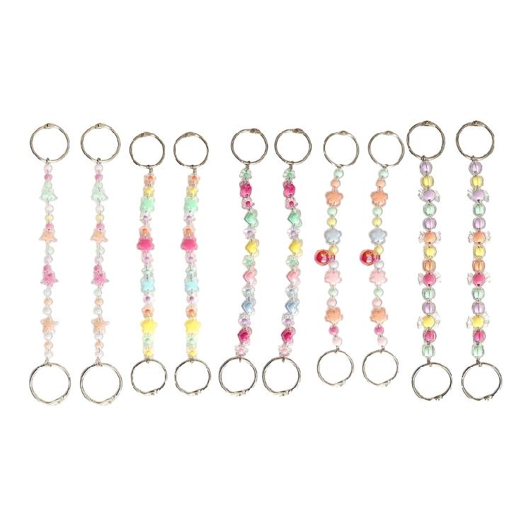 10 шт. Игривые украшения для обуви, assorted бусины-шармы, матовые акриловые цепочки для подростков, девочек, кроксов, праздничной обуви 1