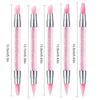 5pcs Nail Sculpture Pen Dual Tipped Nail Art Sculpture Pen, Nail Art Tools for Home Salon for Design Nail Carving Drawing Shaping Effect DIY Gel