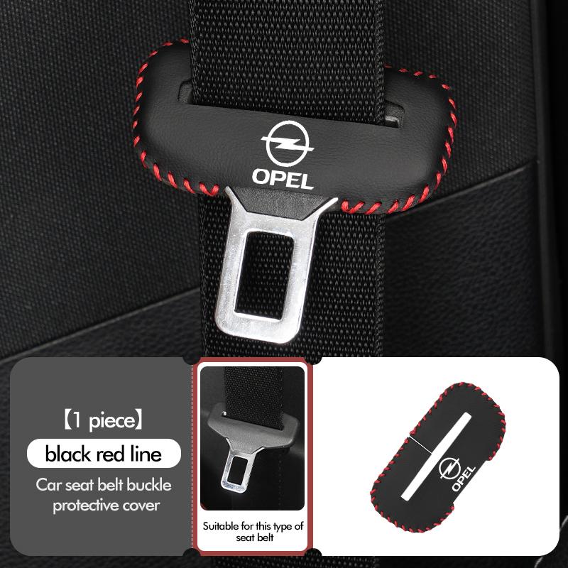 Universal Car Seat Belt Buckle Clip Protector Anti-Scratch Cover For Opel Vectra Zafira Meriva Mokka Grandland Vivaro Antara KC5