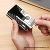 Aluminum Alloy RFID Anti-Theft Ultra-Thin Metal Card Holder Wallet for Men
