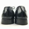 LOTTUSSE Premium Semi-Brogue Cap Toe Business Shoes Black Size 10 (Approx. 28.5cm) Men's(USED)