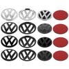For VW For Volkswagen VW  Transporter T6 2020 2019 2018 2017 2016 3D ABS Car Hood Front Bonnet Grill Rear Trunk Emblem Logo Ba CWV1