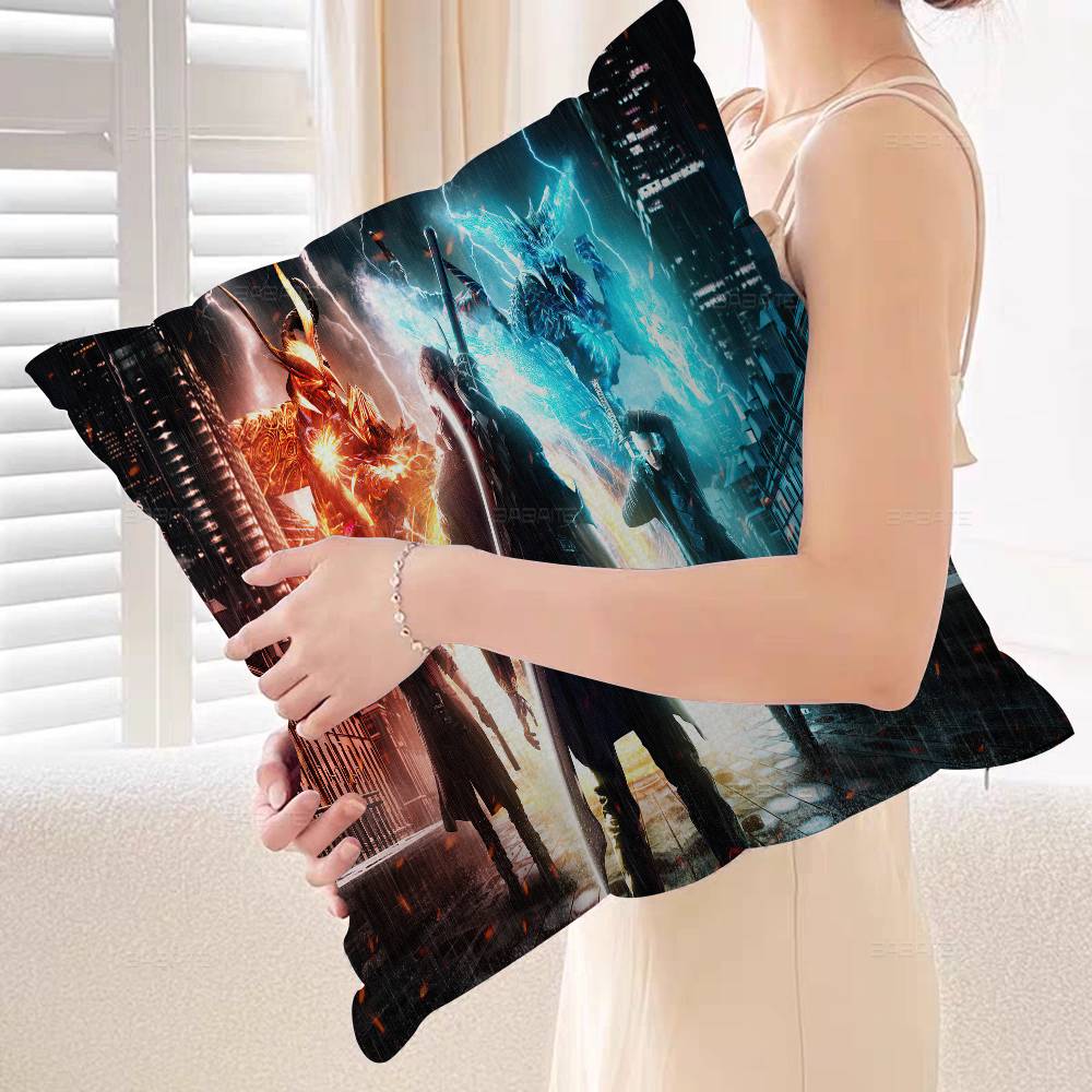 D-Devil May Cry DMC Personalized Pillow Dust Cover Bedroom Kids Party Decoration Pillowcase Birthday Children Gift
