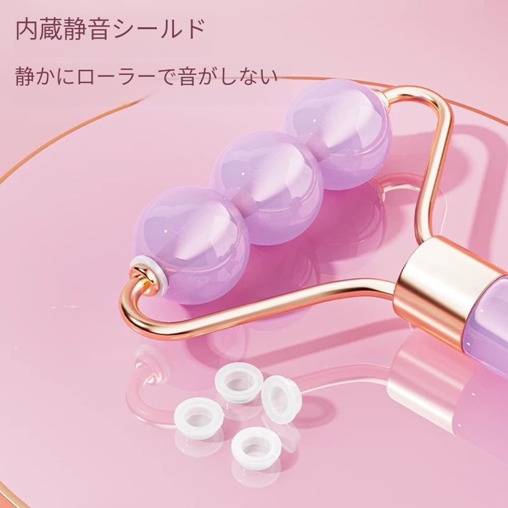 Facial Massage Natural Massage Tool for Face and for Beautiful Slimming Cellulite Wrinkle Swelling Face Body Massage Christmas Party Gift Roller,