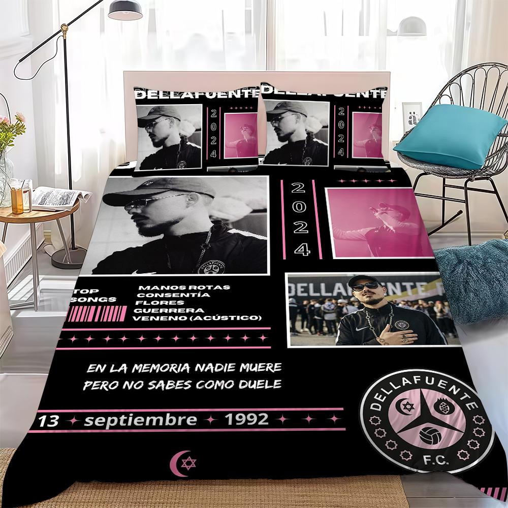 

Dellafuente FC Duvet Cover Set Home Style Bedding Soft Laundry Cotton Bed 3 Piece Set Student Dormitory Gift 135x200cm