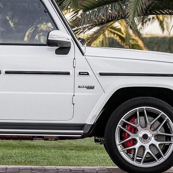 BITURBO 4Matic Automotive Autoaufkleber 2 Stück für CLA, CLK, GLA GLC GLE GT, GLS, GL, CLS, SLC, SLK, SLS, W204, Autostil