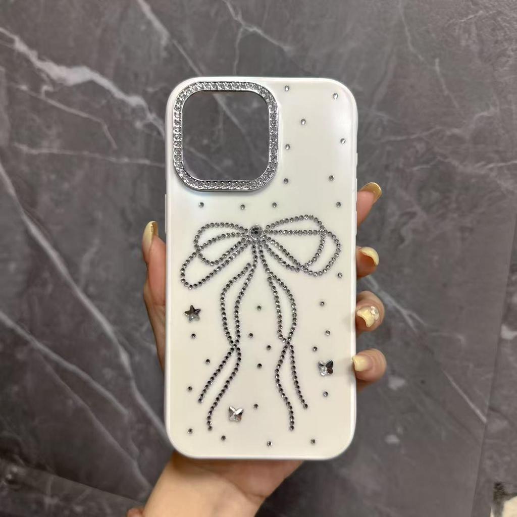 iPhone 15 Pro Max Diamond Glitter Bow Case