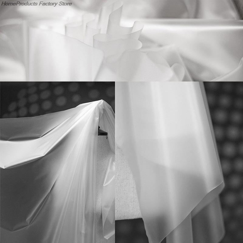 Durchscheinender TPU-Stoff Durchsichtige 0,2 mm PVC-Folie DIY Wasserdichter Regenmantel Taschen Windjacke Dekor Kleidung DIY Designerstoff