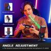 Portable M7 RGB Gaming Microphone Professional Dynamic Cardioid Condenser Studio Broadcast Voice Podcasting Computer Gaming Mic with Noise Reduction