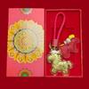 Pure Gold 999 Year of the Horse Keychain Set - Instant Wealth Bag Charm Gift Pendant