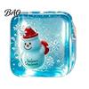 Stress Relief Cube Toy for Halloween Christmas, Anxiety Reduction Ice Squeeze Toy, Slow Rising Clear Sensory Holiday Gift Elastic TPR