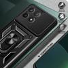 For Xiaomi Poco X6 Pro 5G/Redmi K70E 5G Case PC+TPU Anti-drop Phone Cover with Slide Lens Window
