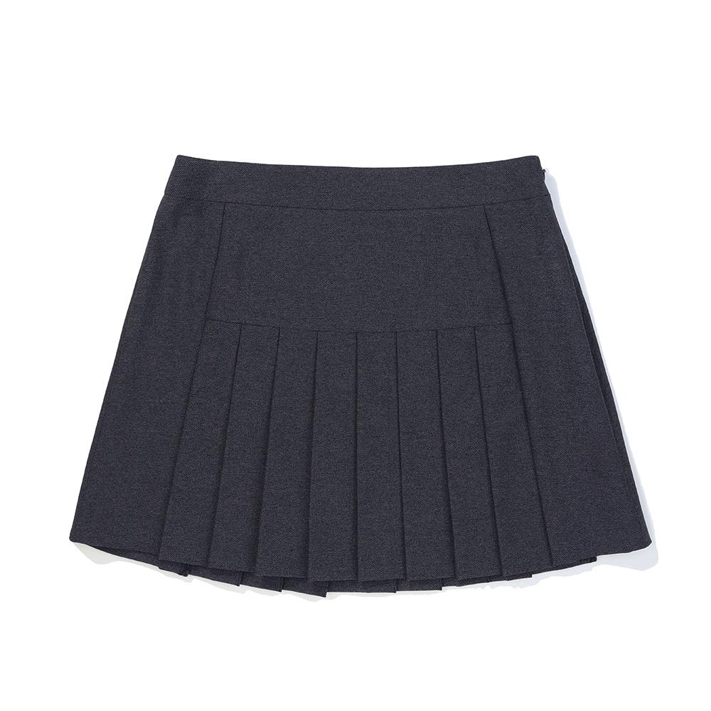 MALBON GOLF Women'S Casual Pleated Skirt Denim (Woman)