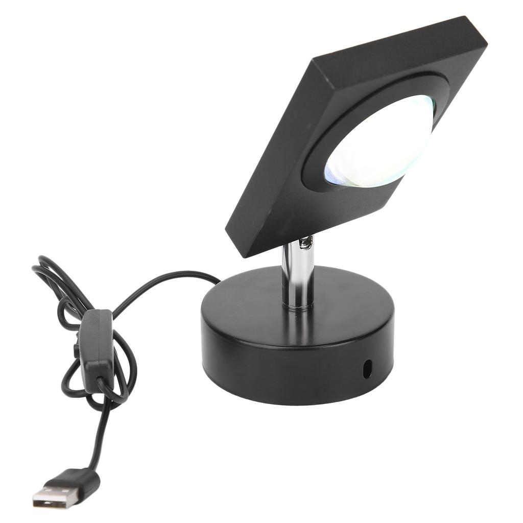Lampă de Proiecție Apus de Soare Lampă USB de Birou pentru Decorare Lumină de Noapte pentru Dormitor Decor AcasăSun