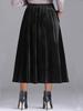 2025 Autumn/Winter High Waist Plus Size Golden Velvet Skirt