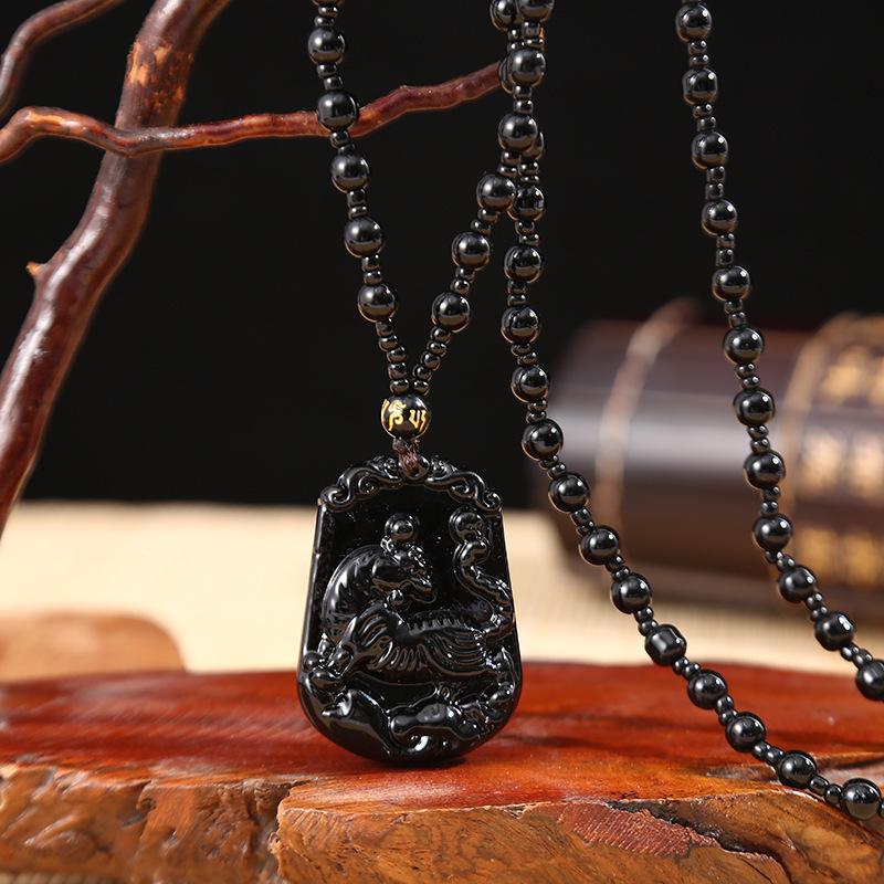 Zodiac Animal Pendant Necklace - Rat, Ox, Tiger - Unisex Jewelry Gift