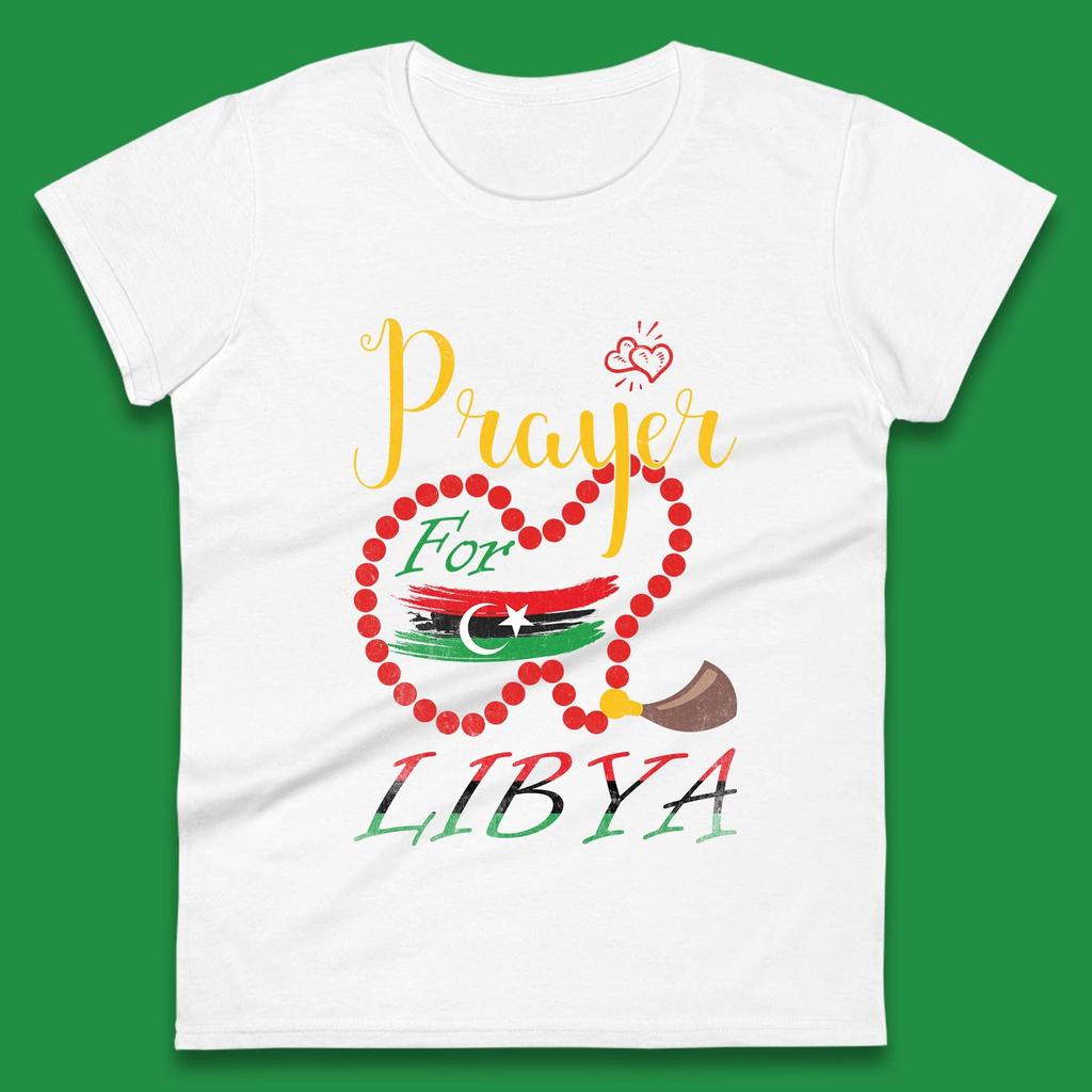 Prayer For Libya Help Libya Flood Solidarity Stand With Libya Womens Tee T Shirt Mens Tops Unisex Top