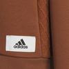 Adidas Lounge Hooded Sweatshirt With Letter Logo Women Tops Brown IP0755