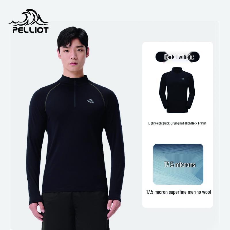 Pelliot Men s P-Series Thermal Round Neck Base Layer T-Shirt L