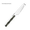 304 Stainless Steel Gold Cutlery Set with Violet Acrylic Bamboo Joint Handles: Includes Knife, Fork, and Spoon for Hotel Light Luxury Use.