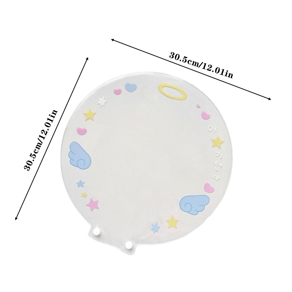 Portable Uchiwa Fan Sleeve PVC Hand Fan Protector Cover Cartoon Picket Fan Cover  Cheering Fans