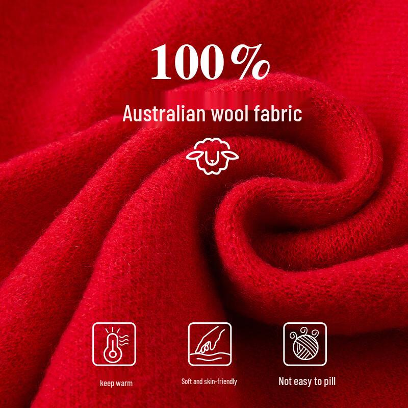 Hengyuanxiang Pure Wool Winter Scarf