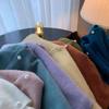 Spring and Autumn Candy Color Pearl Button Knitted Small Cardigan Women's Age Reduction Small Fresh Sweater Jacket Long Sleeve Top, Trendy