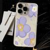 Flower Phone Case for IPhone 16 15 14 13 12 11 Pro Max 14 15 16 Plus Shockproof Transparent Soft Cover Bumper Dustproof