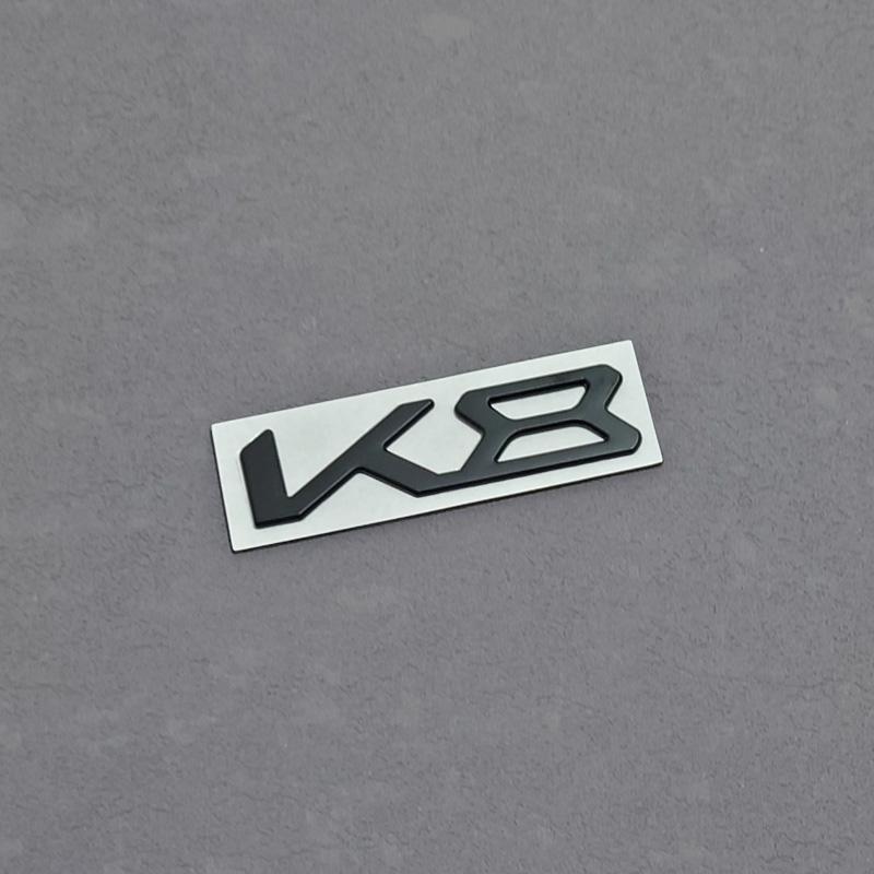 Car Styling Metal Car Trunk Letters Decals Sticker For Kia New K3 K5 K8 Badge Emblem Stickers Black Red Iaz214