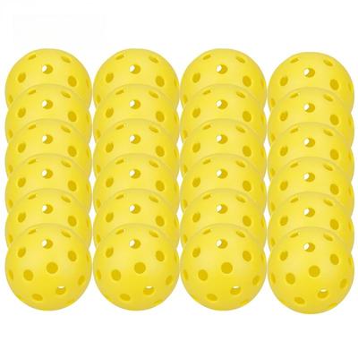 74mm 40 Holes Outdoor Pickleball Balls Durable Competition Training Pickle Balls 3/6/12 Pack for Outdoor Tournament Game