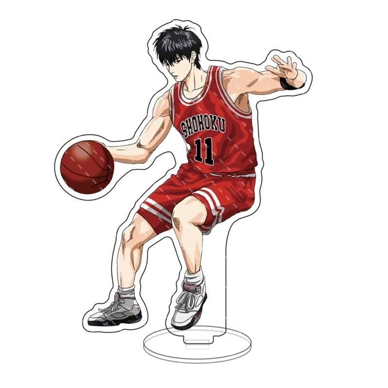 Anime Slam Dunk Acrylic Stand Figure Kaede Rukawa Sakuragi Hanamichi Desktop Standing Plate Decoration Men Model Toy Fans