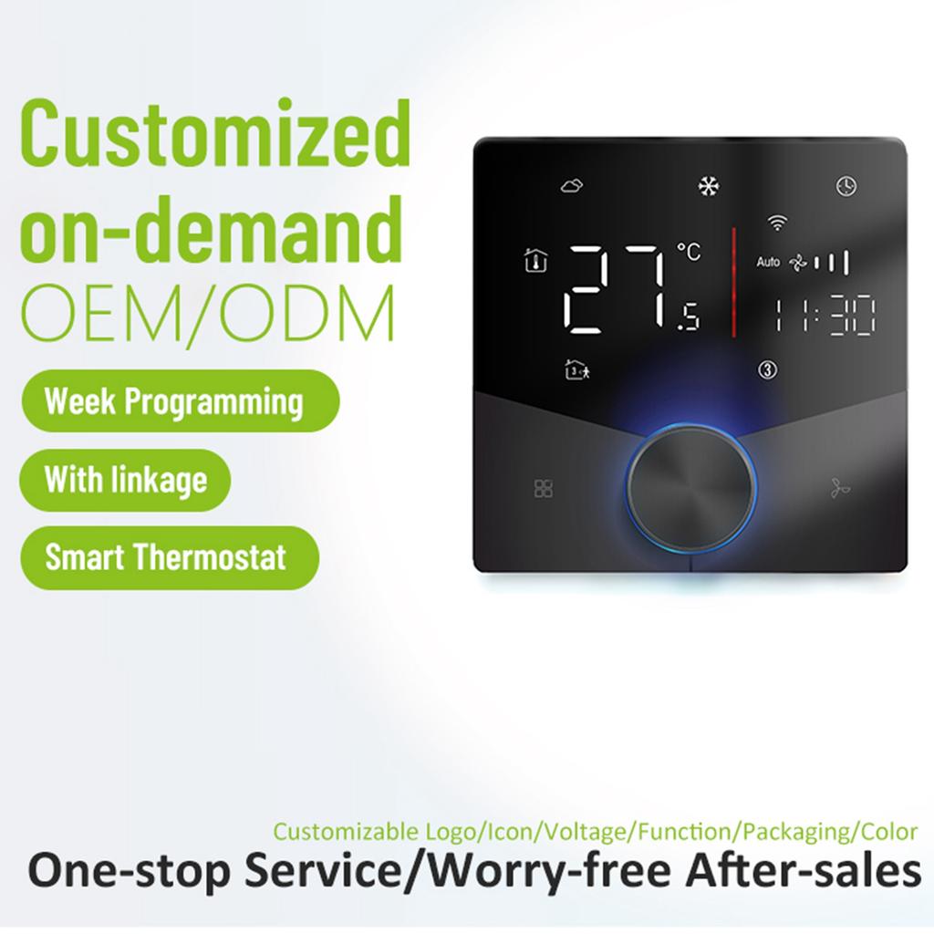 WiFi Air Conditioner Thermostat 5+2 Days 6 Periods Programmable Central Air Conditioning Temperature Controller